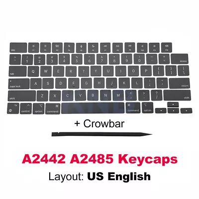 New US Key Cap For Macbook Pro Retina M1 A2442 A2485 Pro Max 14  16  2021 Year • $10.52