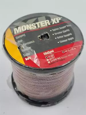Monster XP Speaker Wire XPMS-50 50 Ft / 15m Mini Spool High Performance Cable • $14.99