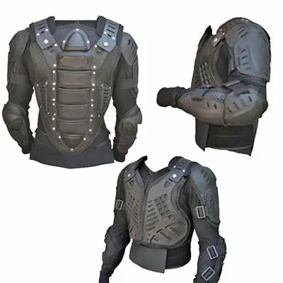 Motocross Adult Body Armour CE Motorcycle Protection Guard Jacket Black • $55.99