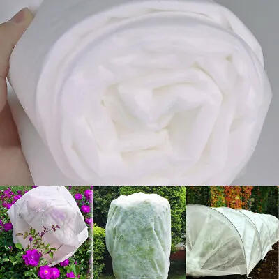 2m Wide Garden Cold Frost Wind Fleece For Winter Plant Cover Protection 17/30gsm • £9.98