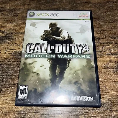 Call Of Duty 4: Modern Warfare (Microsoft Xbox 360) Case Only No Game Disc • $3.99