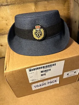 Genuine Unissued British Women's RAF Ladies Dress Hat WRAF Formal Blue - In Box! • £9.99