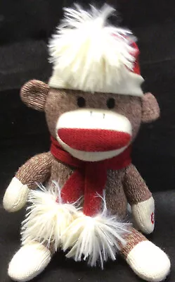 Gemmy Chrstmas Animated Musical Dancing Sock Monkey Plush Plays Jingle Bells • $12.95