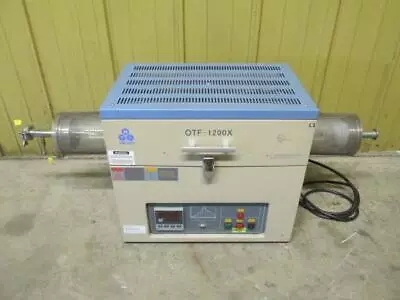 $3999.99 • Buy MTI Corporation OTF-1200X Quartz Tube Furnace Vacuum 1200 Degree 220v
