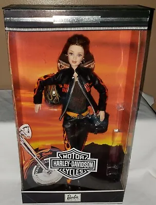 2000 Harley-Davidson #29207 Motorcycle Barbie Doll Auburn Helmet 🔥Silver Label  • $48