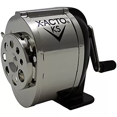 X-ACTO Ranger 1031 Wall Mount Manual Pencil SharpenerSilver/Black 1 Count • $27.72