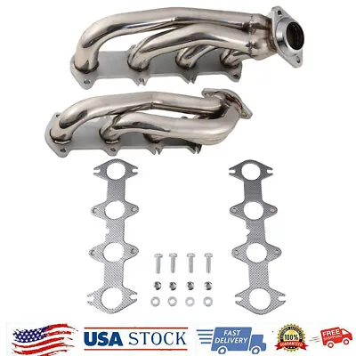 Fits Ford F150 2004-2010 5.4L V8 Stainless Steel Exhaust Shorty Tube Headers • $164.45