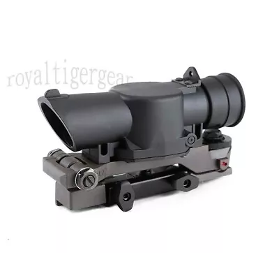 L85 SA80 SUSAT Style 4X Magnifier Tactical Rifle Scope Red Dot QD Picatinny Rail • $94