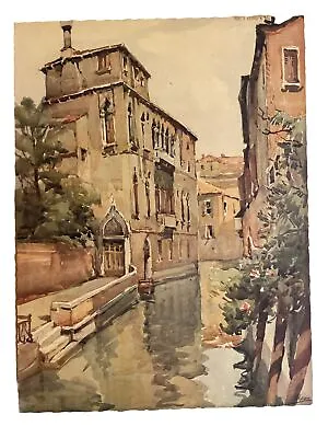A Marc Chiddingstone Venice Italy  Printed In Switzerland Serie 1035 No 35 • $30