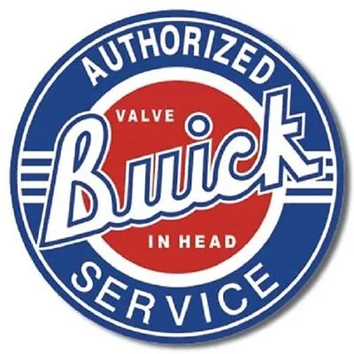 BUICK Authorized Service Retro Vintage Metal Tin Sign ~ MADE In The USA • $25.70