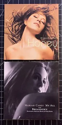 MARIAH CAREY  HONEY  & My All Breakdown 2 Single Cd Lot VeryCleanDiscs • $18