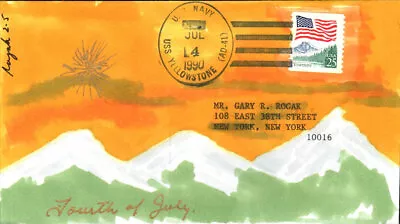 USS Yellowstone AD41 1990 Rogak Cover (0031990AD41002) • $4