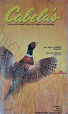 Cabela's Catalog 1972 Fall & Winter (mostly Hunting Supplies) • $25