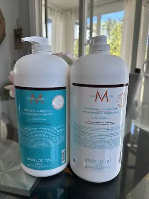 Moroccanoil Professional Hydration Shampoo & Conditioner 67.6 Oz/2 Liter Duo Se • $112.95