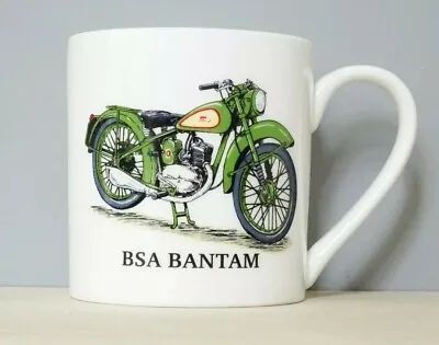 Bone China 18fl Oz BSA Bantam Motorbike Mug Hand Decorated (Almost A Pint) • £10.99
