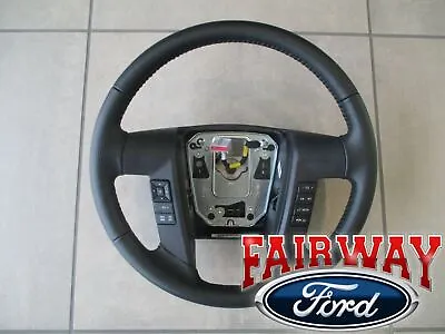 11 Thru 14 F-150 OEM Ford Black Leather Steering Wheel W/ Switches Cruise & Sync • $339.95