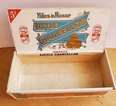 Cigar Box - Niles & Moser Little Chancellor Chaps - Made Of Wood • $10