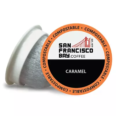 Compostable Coffee Pods - Caramel (80 Ct) K Cup Compatible Including Keurig 2.0 • $55.11