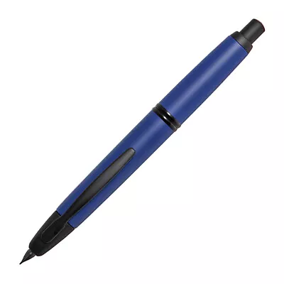 Pilot Vanishing Point Fountain Pen In Matte Blue & Black Accents - 18K Medium • $168