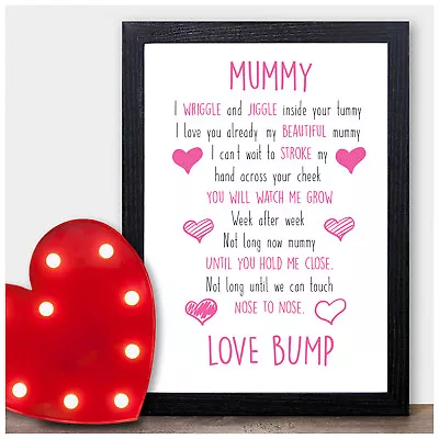 Personalised Birthday Gifts For Mummy To Be Gifts From Bump Baby Shower Gifts • £13.95