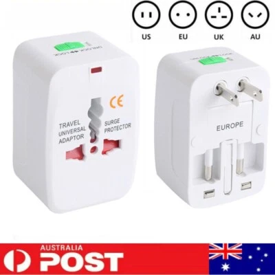 $11.87 • Buy US/UK/AU/EU Universal International Travel Power Adapter Convertor Plug Power AU