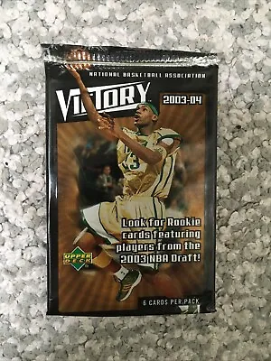 LeBron Rcs 03/04 UD Victory Retail (6) Cards Per Pack Rcs LeBron CMelo Bosh Wade • $45.99