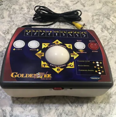 Radica GOLDEN TEE Golf Home Edition Plug And Play Desktop TV Video Game *TESTED* • $35