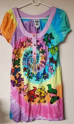 $242.88 • Buy Idil Vice Grateful Dead Tunic Dress/Top Size Medium Psychedelic Dancing Bears