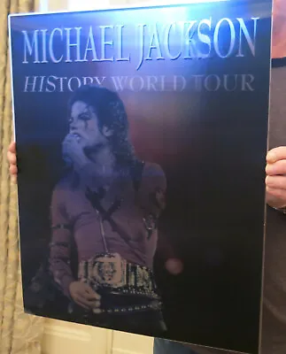 Michael Jackson 3D Lenticular Poster History Tour One Of Only 3 Prototypes RARE • £499