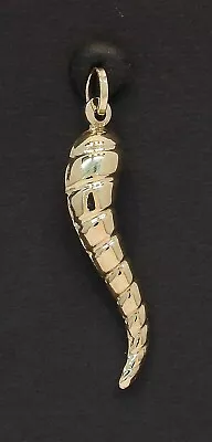 £39 • Buy 9 Carat Yellow Gold Ridge Effect Hollow Horn Of Plenty Pendant (80.23.085)
