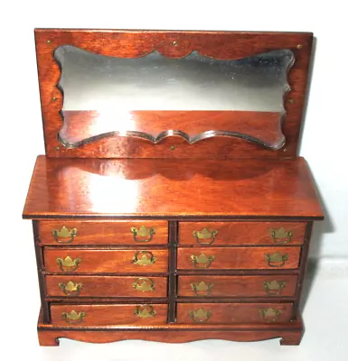 ARTIST SIGNED Dollhouse Dresser  FURNITURE E. Mason 1977  (DH3). • $39