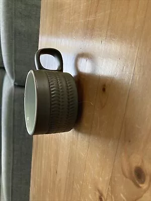 Vintage Denby Chevron Small Coffee Cup • £6