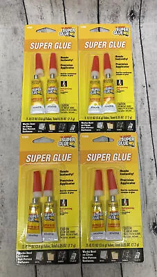 Lot Of 4 Original Super Glue Tube. Bonds Instantly To Multi Surfaces . 8 Tubes • $14.99