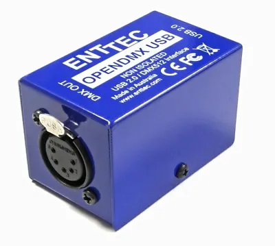 Pack Of 5 - ENTTEC Open DMX USB 70303 Lighting Controller Interface (Open Box) • $239
