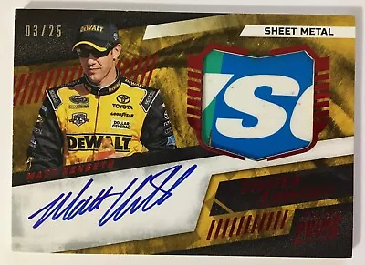 2023 Panini Prime Racing Matt Kenseth Souvenir Signatures RU Sheet Metal 3/25 • $39.95