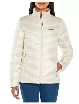 NWT Eddie Bauer Ladies Down Packable Jacket Size XXL Ivory • $27.99