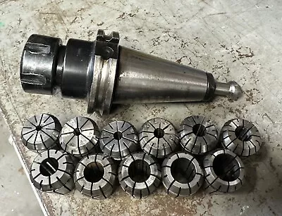 CAT 40 ER 25 Collet Chuck Set W/ 11 Collets CNC VMC Milling Machine Tool Holder • $115