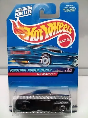 Hot Wheels - Mainline / Tail Dragger ( '41 Ford ) - Black - Model Car X1 • $24.72