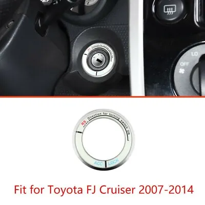 Ignition Switch Trim Silver Accessories Car For Toyota FJ Cruiser 07-2014 • $7.22