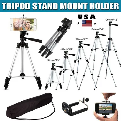 Adjustable Tripod Stand Mount Holder For Digital Camera Camcorder Phone • $8.99