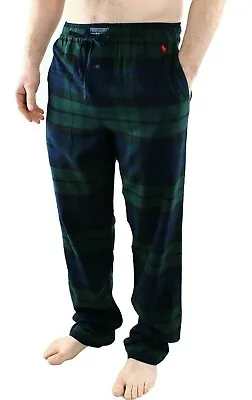 Polo Ralph Lauren Men's Pajama Pant Flannel Plaid Relaxed Fit Sleepwear P65757 • $34.99