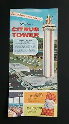 Florida's Citrus Tower Vintage Brochure ~ Clermont Florida • $9.95