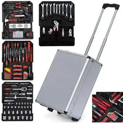 799 PCS Tool Set Mechanics Tool Kit Wrenches Socket W/Trolley Case Box Organize • $94.99