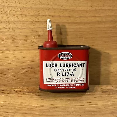 Vintage Ford Rotunda Lock Lubricant Oil Can Never Opened  • $44.99