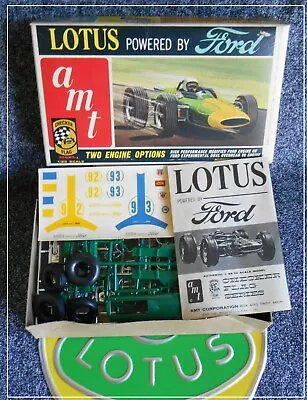 AMT Lotus Ford Indianapolis 1:25 Plastic Kit F1 Chapman Clark Tamiya Ertl • £60