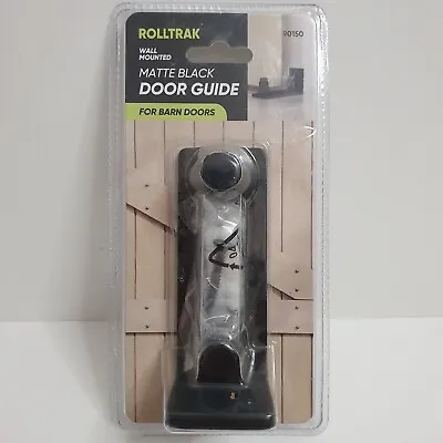 Rolltrak Spares Wall Mounted Matte Black Door Guide For Barn Doors 90150 • $25.80