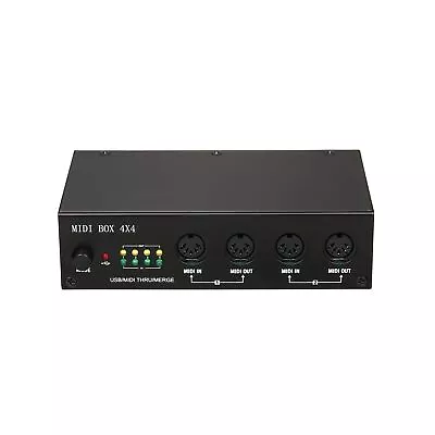 MIDI Interface USB MIDI Interface MIDI Box 4X4 Devices For Music 4 IN /4 Out ... • $58.99