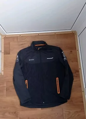 McLaren Renault F1 Team Hooded Full Zip Jacket Men Size L Black Richard Mille  • $75