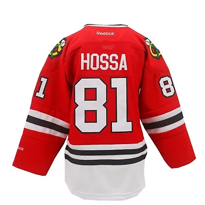 Chicago Blackhawks Kids Youth Size Marian Hossa Official NHL Reebok Jersey New • $59.99