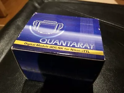 $2.79 • Buy Quantaray Digital MODULE QDC-NK 4 Nikon I-TTL: D40, D80,D200,D50,D70/S,8400,8800